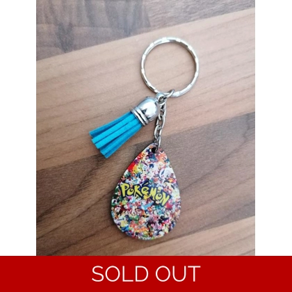 Pokémon Sublimated Keyring